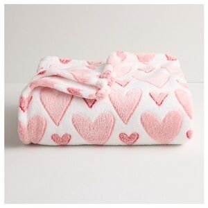 The Big One Valentines Day Hearts Oversized Supersoft Plush Throw